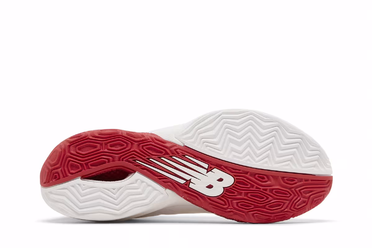New Balance Two WXY V4 Optic White Team Red, view 5