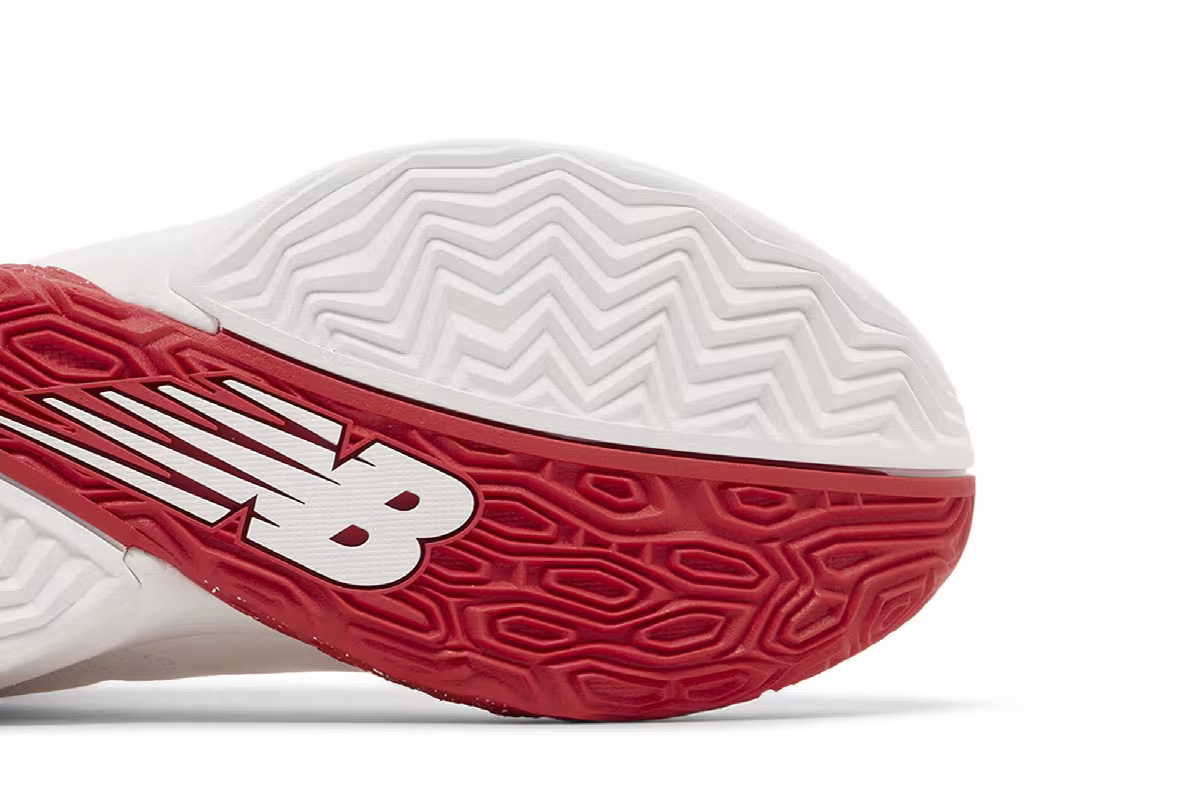 New Balance Two WXY V4 Optic White Team Red, view 6