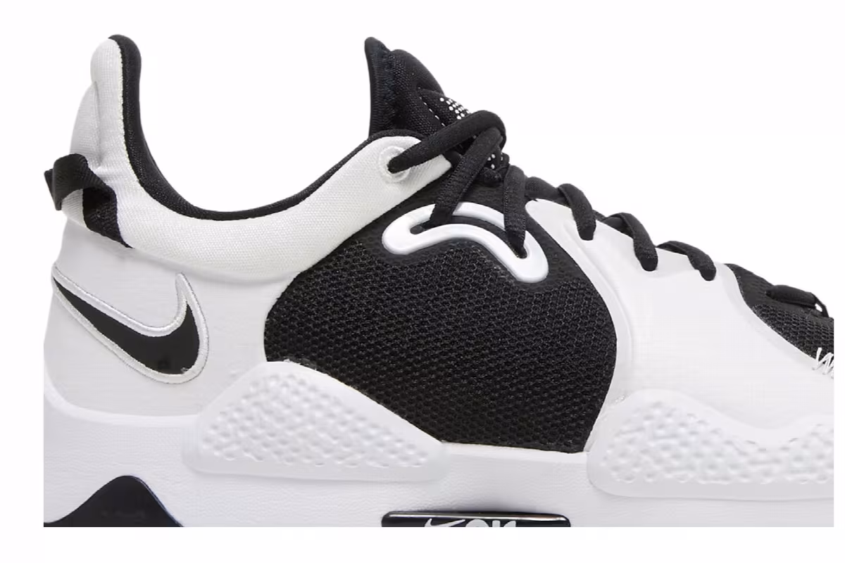Nike PG 5 TB Black White, view 3