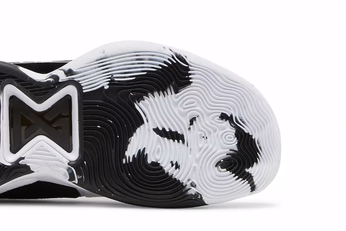 Nike PG 5 TB Black White, view 6