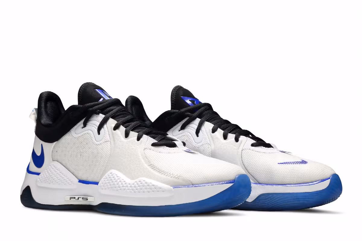 PlayStation x Nike PG 5 EP White, view 9