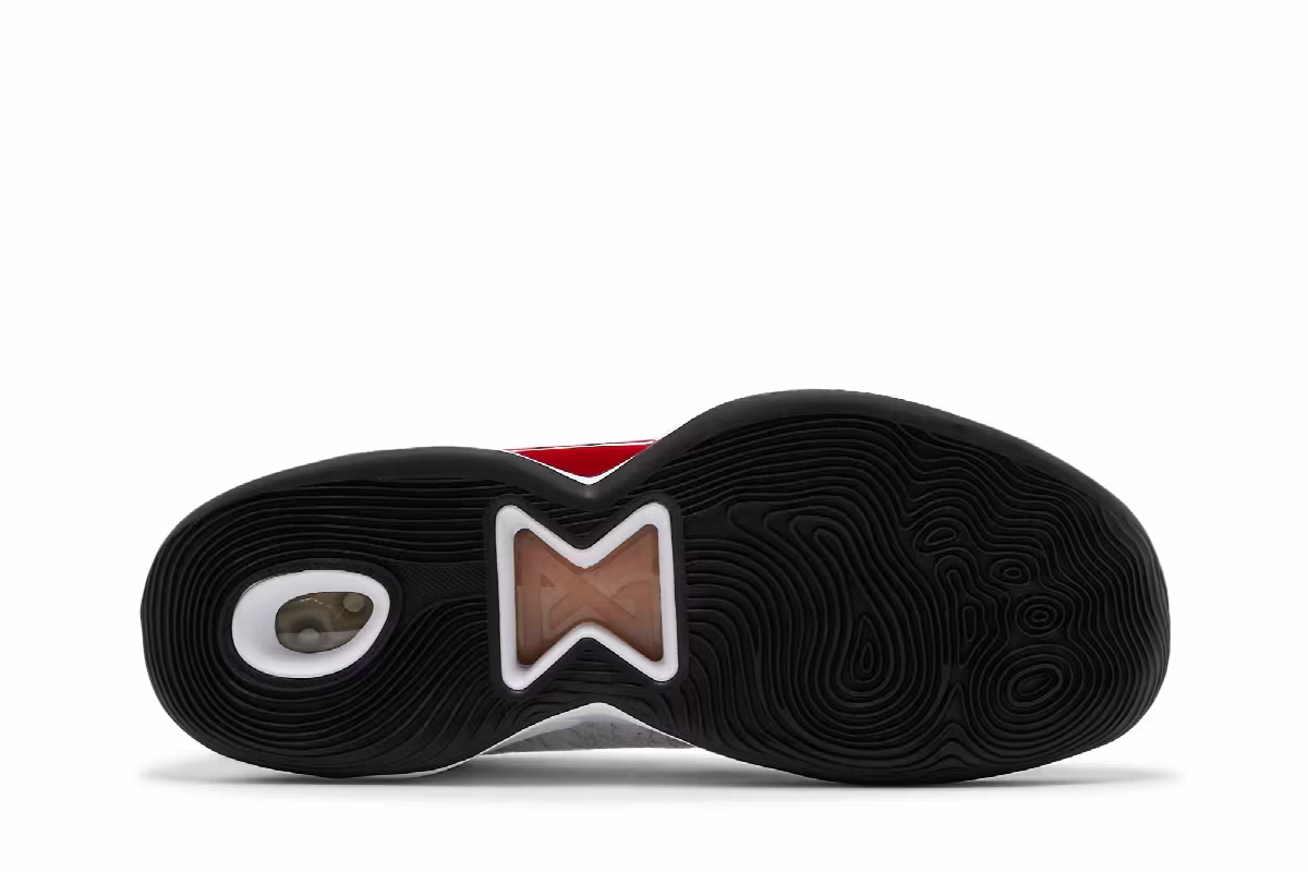 Nike PG 5 White University Red, view 5