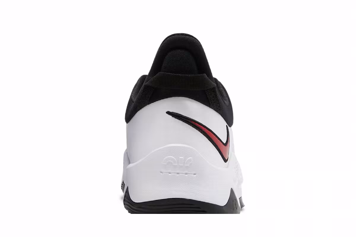 Nike PG 5 White University Red, view 8