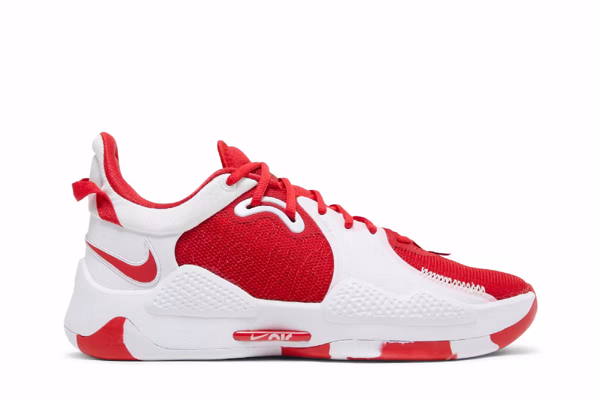 Nike PG 5 TB University Red, view 2