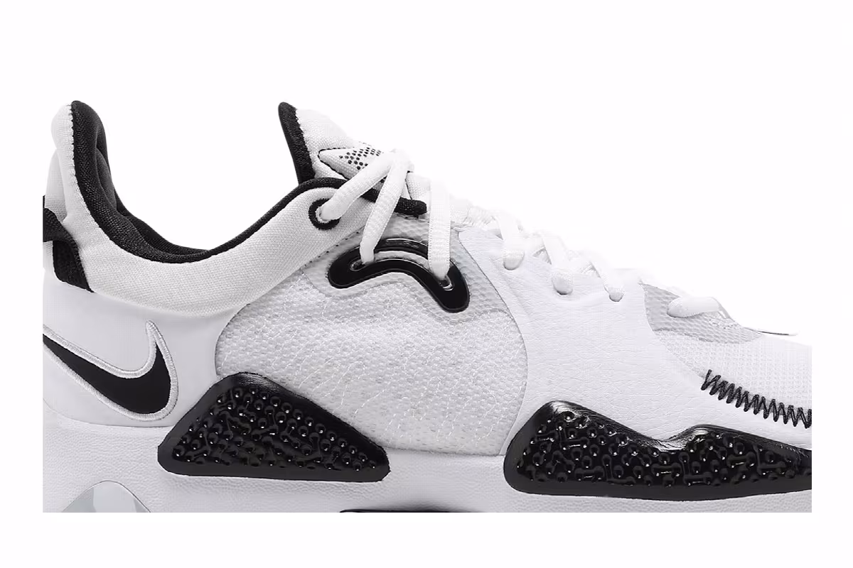 Nike PG 5 TB White Black, view 3