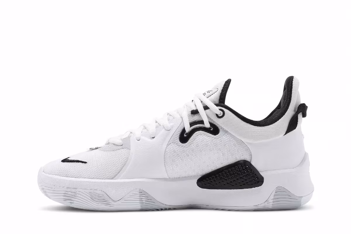 Nike PG 5 TB White Black, view 4