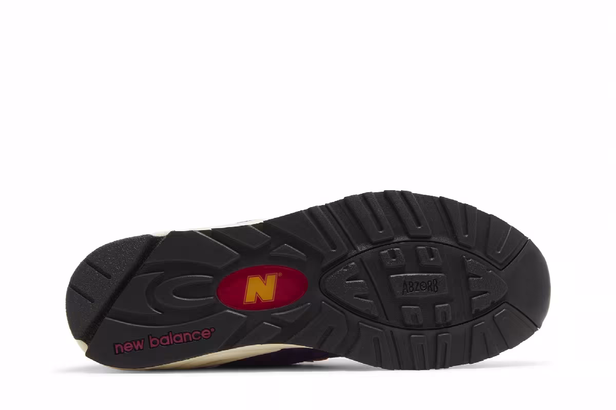 Teddy Santis x New Balance 990v2 Made in USA Purple Yellow, view 5