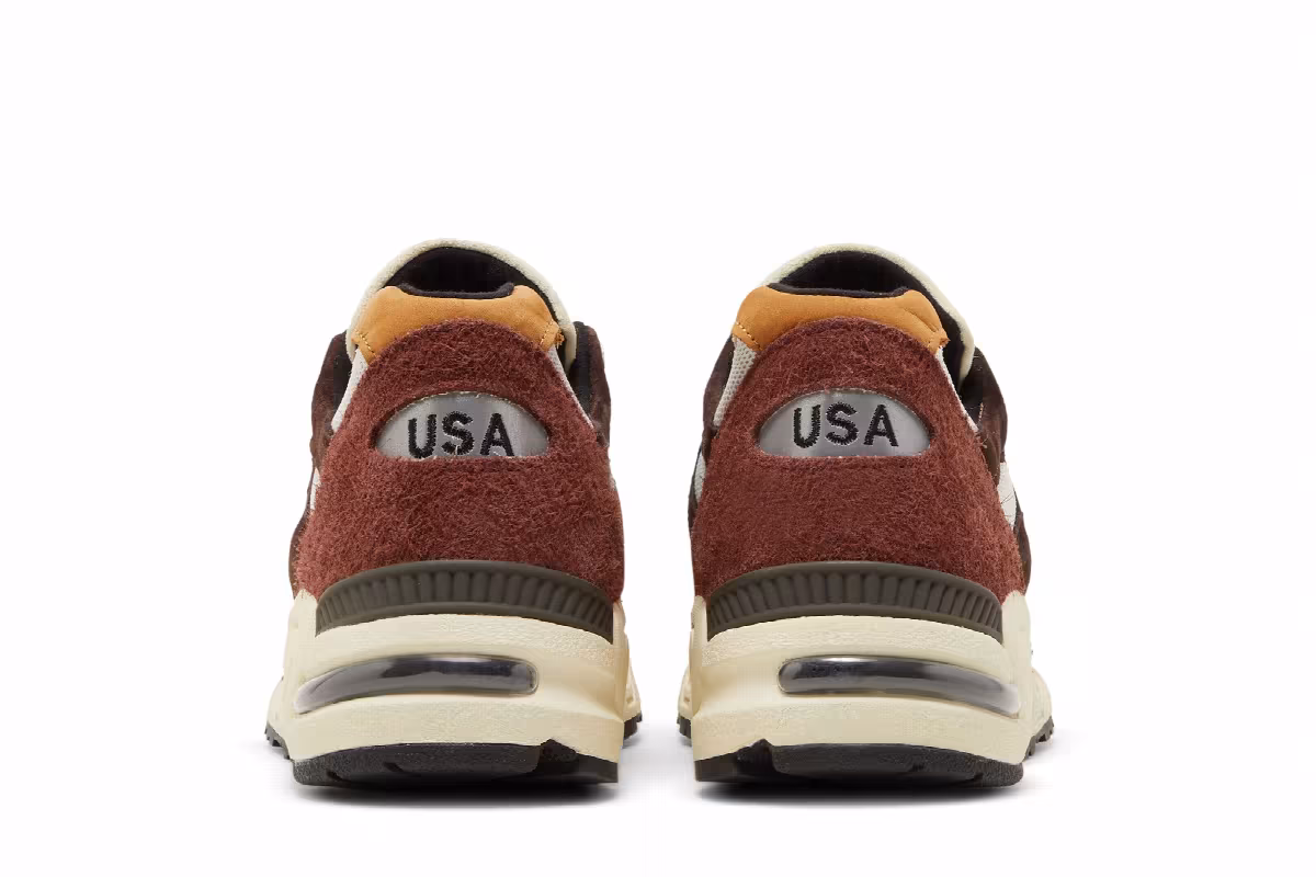 Teddy Santis x New Balance 990v2 Made in USA Black Tan, view 7