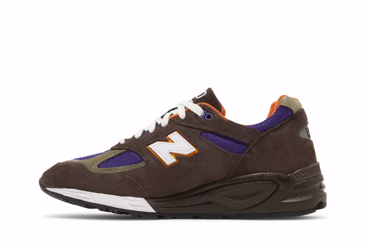 Teddy Santis x New Balance 990v2 Made in USA Brown Purple, view 4