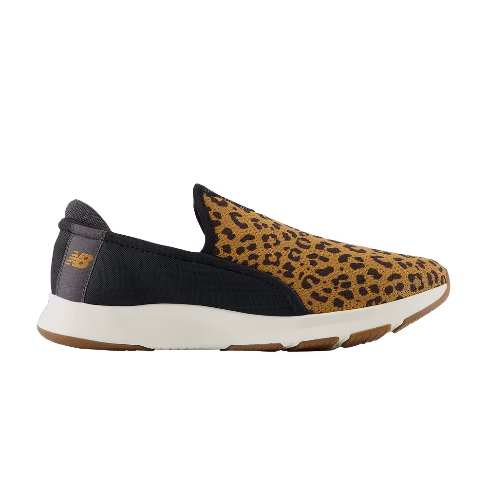 New Balance Women's DynaSoft Nergize Slip On Leopard