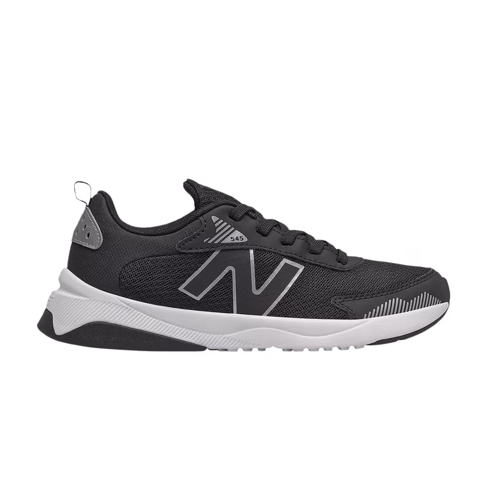 New Balance 545 Big Kid Wide Black Silver Metallic