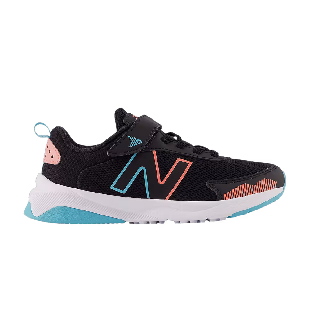 New Balance Dynasoft 545 Bungee Lace Little Kid Black Grapefruit