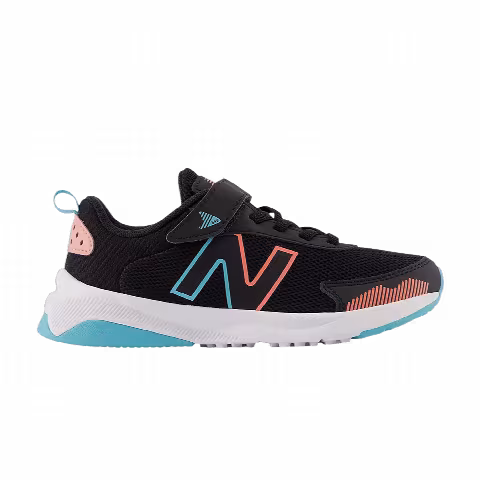 New Balance Dynasoft 545 Bungee Lace Little Kid Wide 'Black Grapefruit'