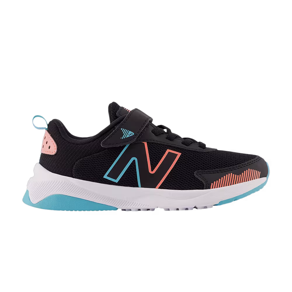 New Balance Dynasoft 545 Bungee Lace Little Kid Wide Black Grapefruit