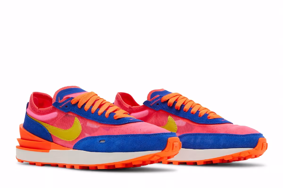 Nike Women's Waffle One Racer Blue Hyper Pink, view 9