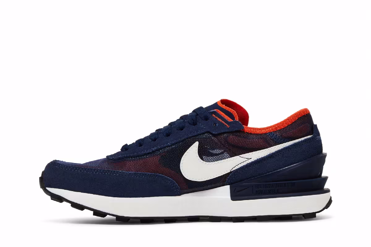 Nike Waffle One GS Midnight Navy, view 4