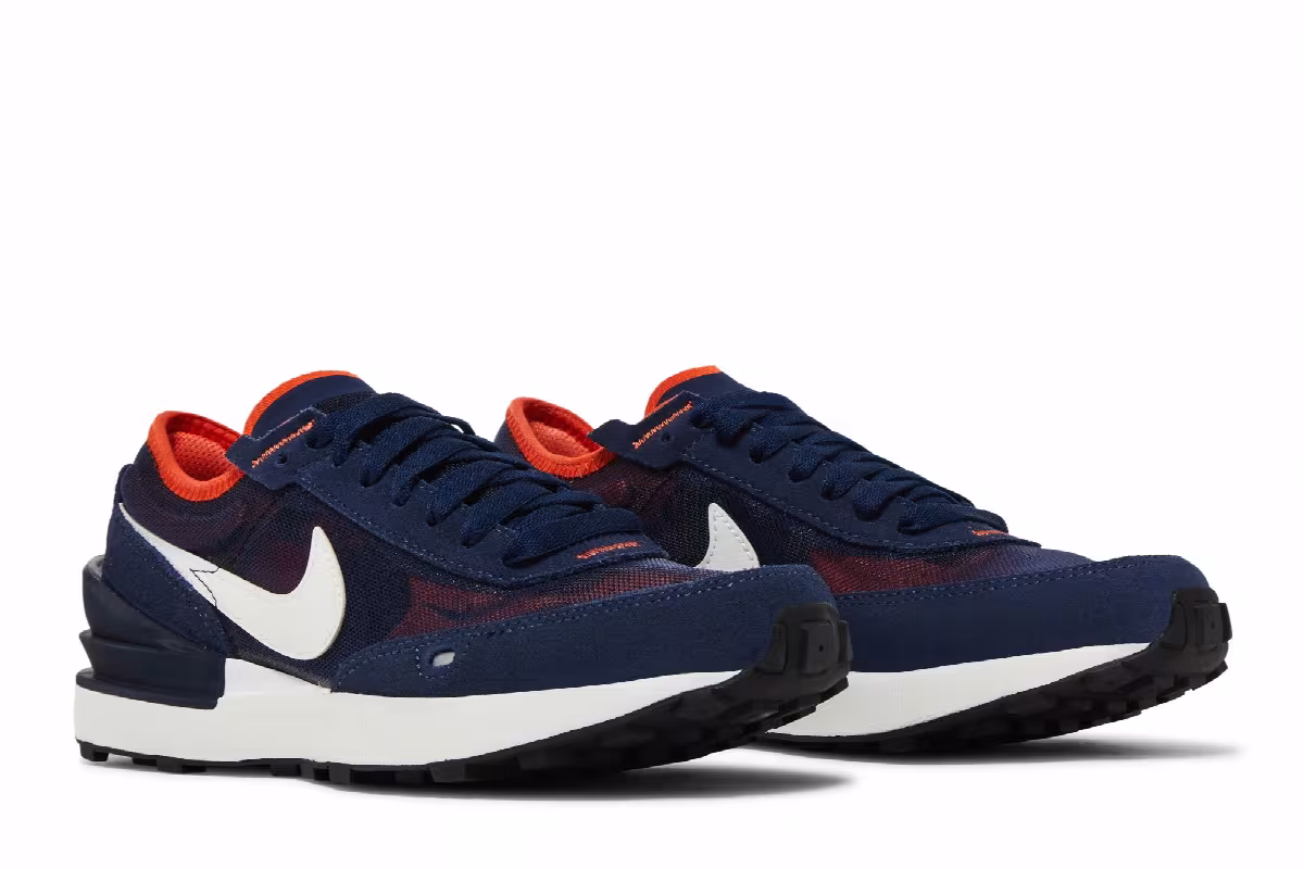 Nike Waffle One GS Midnight Navy, view 9