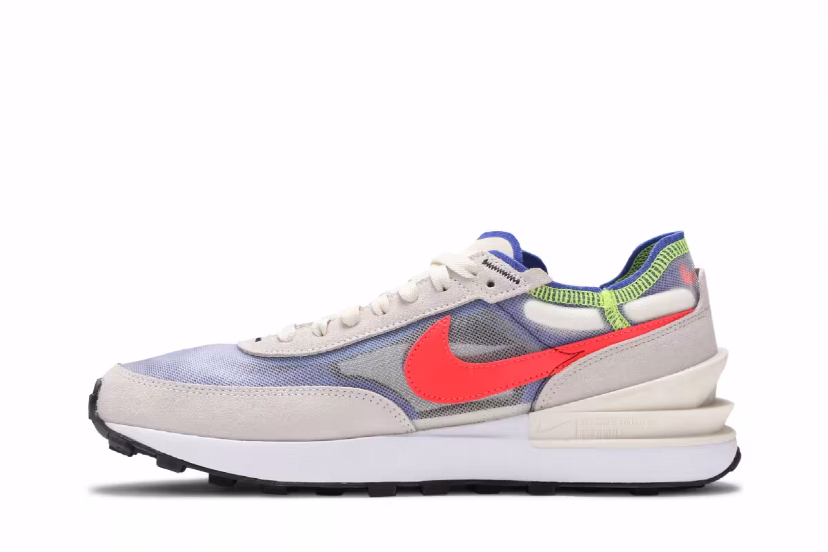 Nike Waffle One Coconut Milk Crimson Royal, view 4