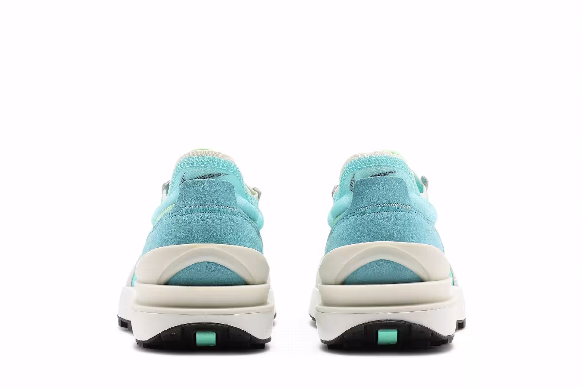 Nike Women's Waffle One Bleached Aqua Lime Glow, view 7