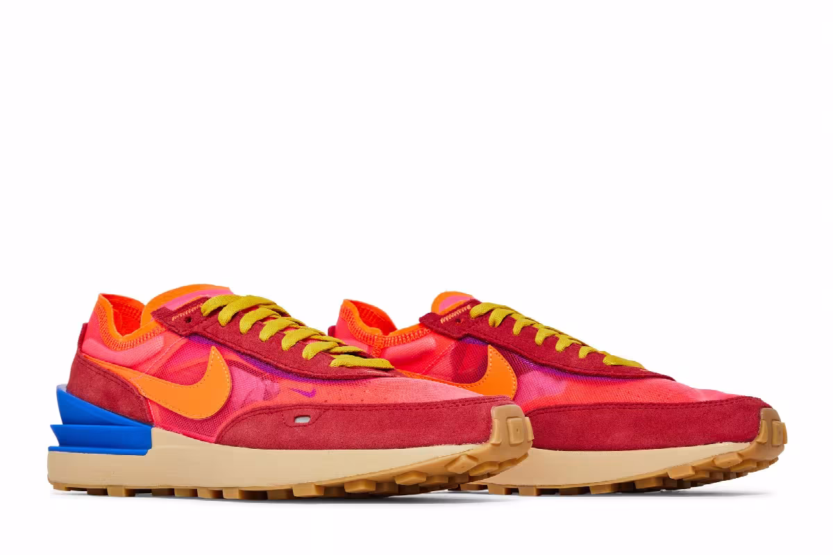 Nike Waffle One Hyper Pink Crimson, view 9