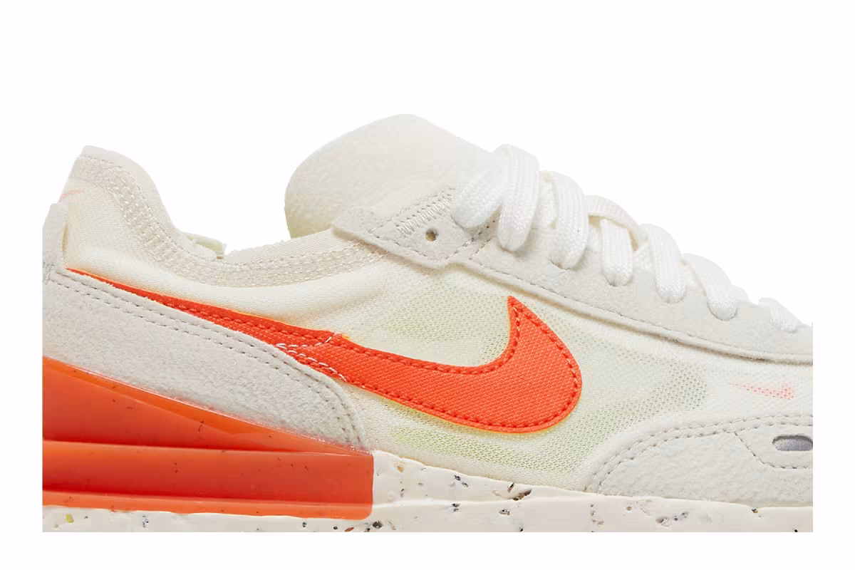 Nike Women's Waffle One Crater SE Pale Ivory Orange, view 3