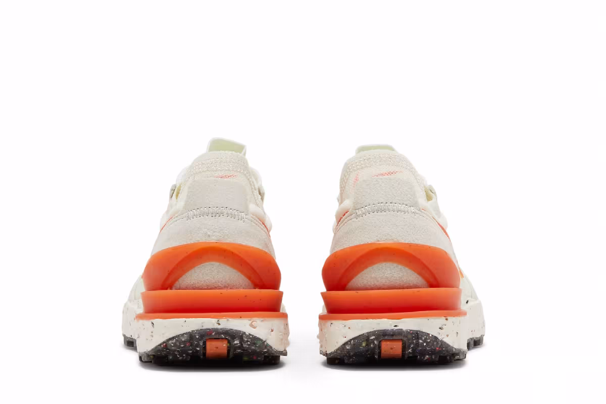 Nike Women's Waffle One Crater SE Pale Ivory Orange, view 7