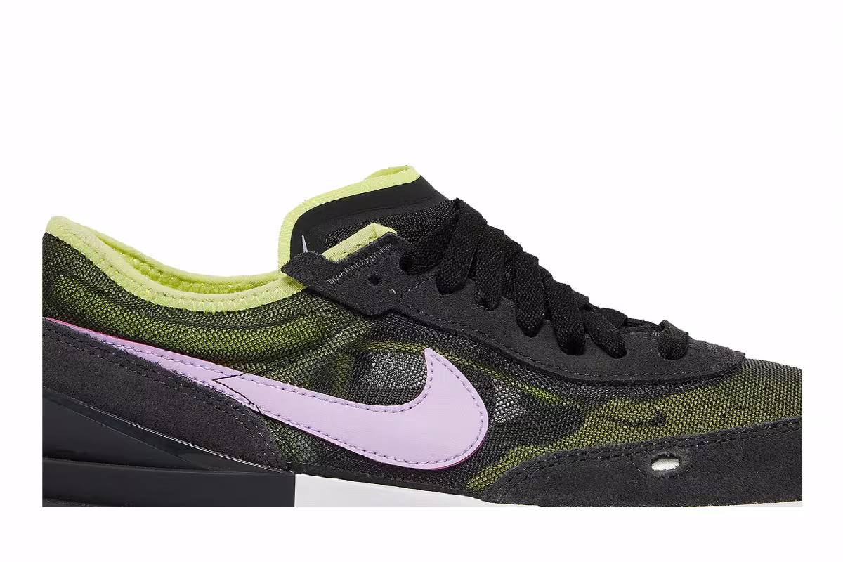 Nike Waffle One GS Light Lemon Twist Lilac, view 3