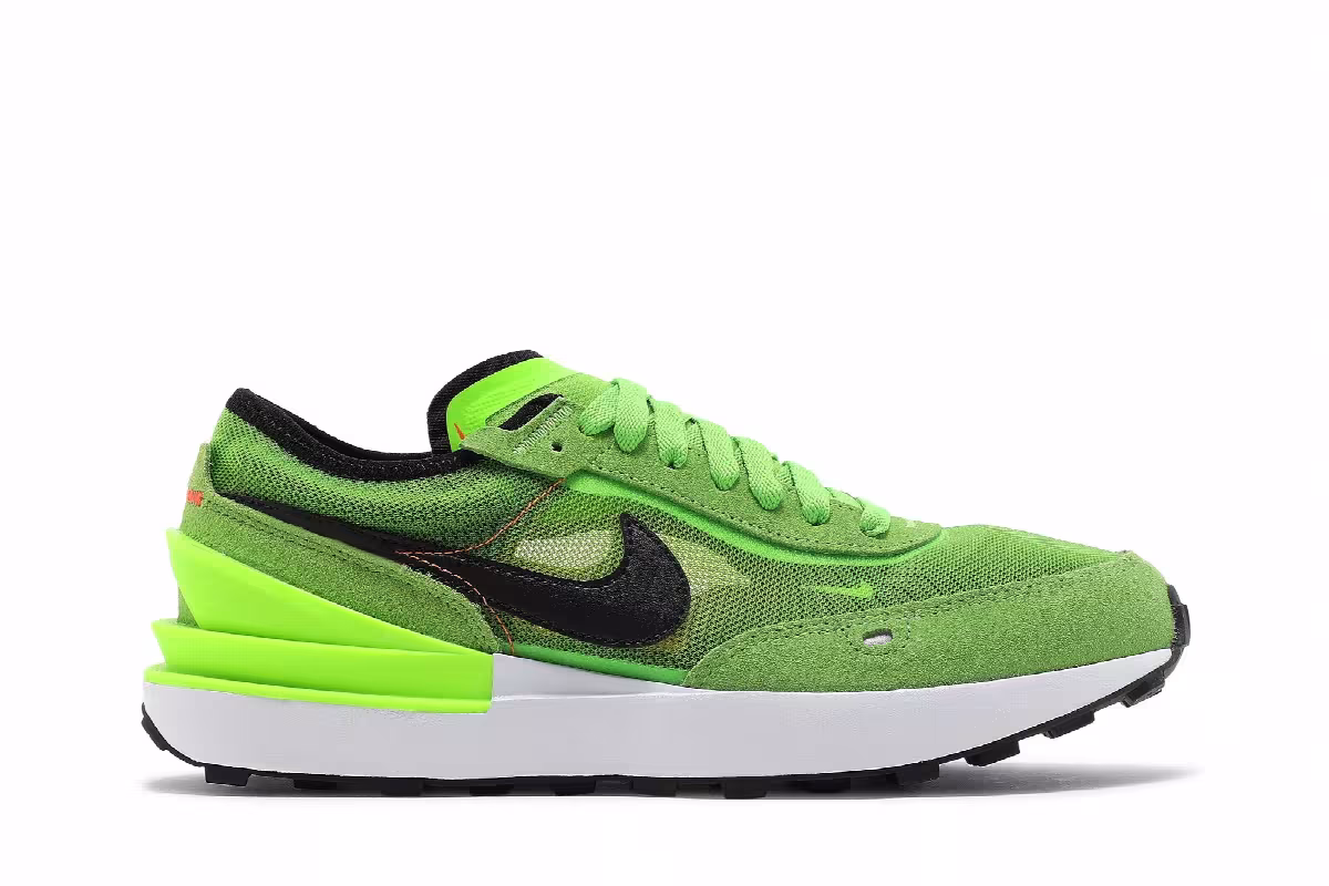 Nike Waffle One GS Electric Green, view 2
