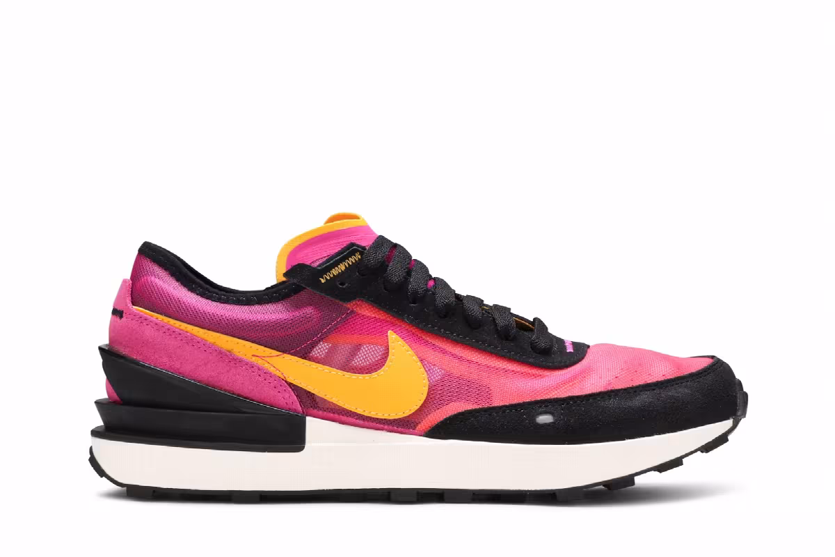 Nike Waffle One GS Active Fuchsia, view 2