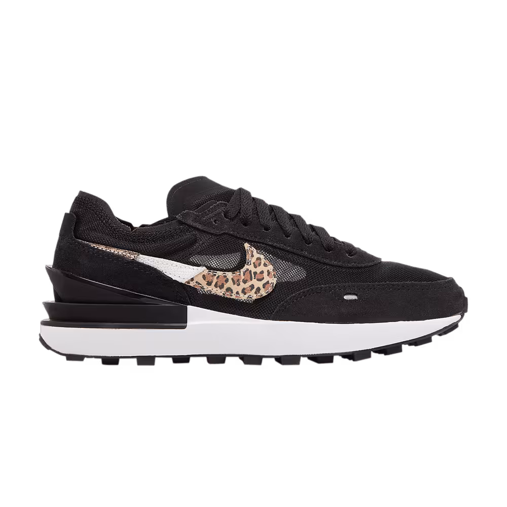 Nike Women's Waffle One Black Leopard