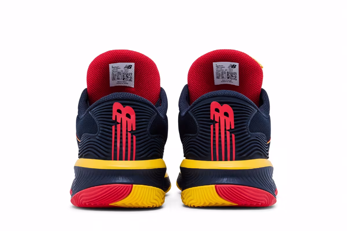 New Balance Hesi Low Outer Space Red Yellow, view 7