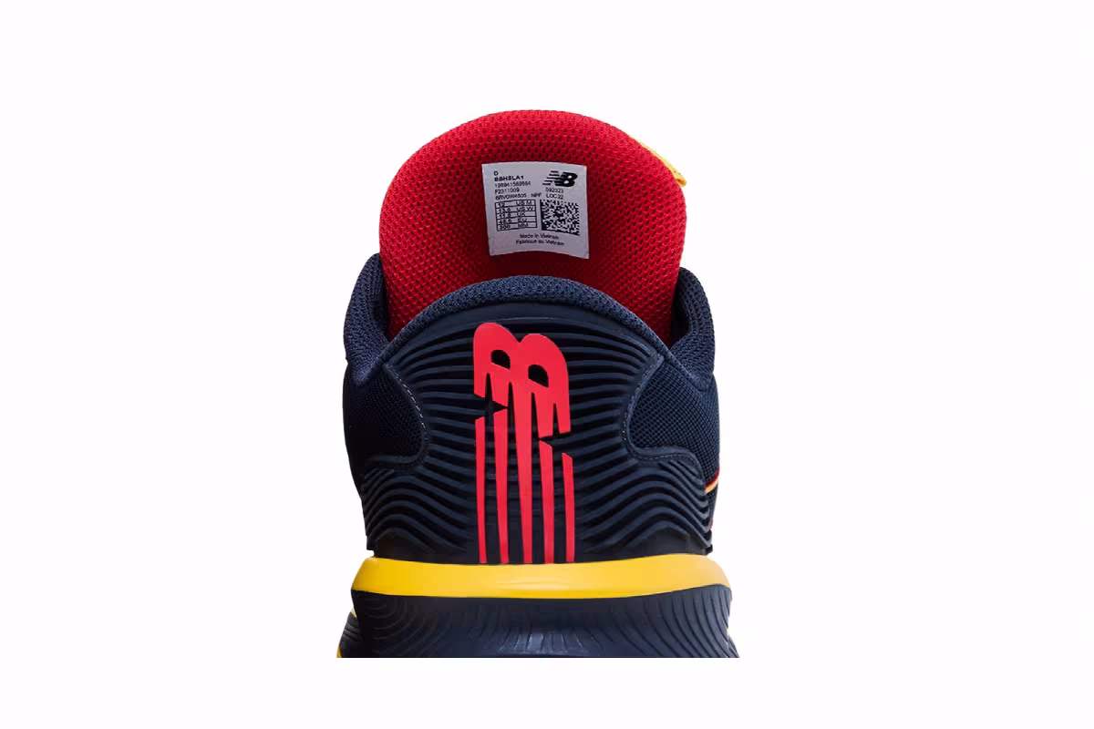 New Balance Hesi Low Outer Space Red Yellow, view 8