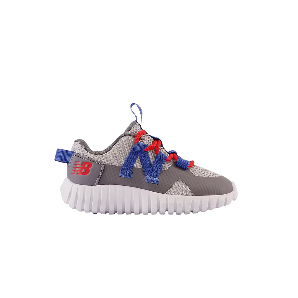 New Balance Playgruv v2 Bungee Toddler Wide Grey True Red