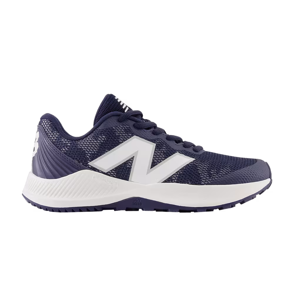 New Balance FuelCell Trainer v7 TF Big Kid Wide Team Navy Optic White