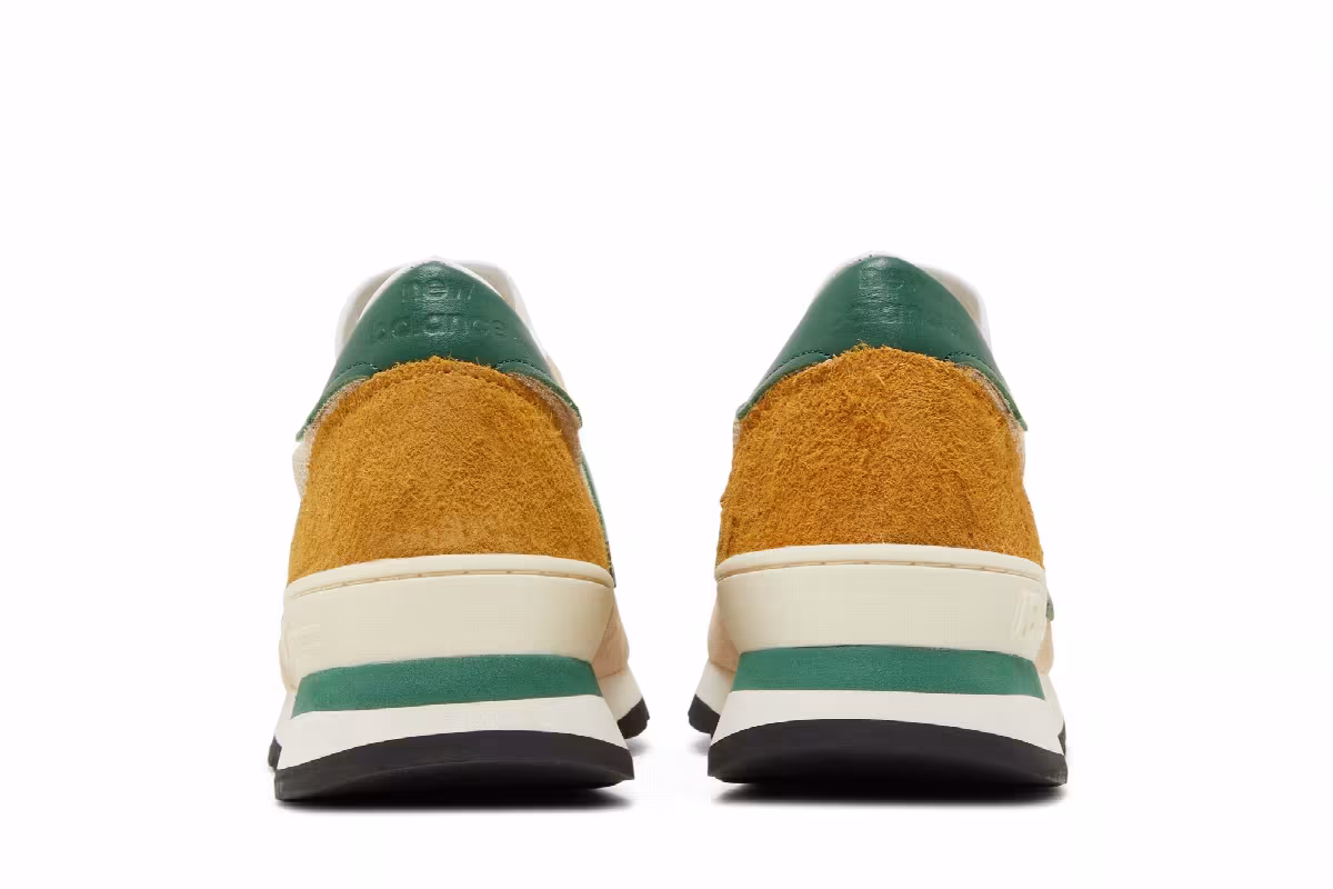 Teddy Santis x New Balance 990v1 Made in USA Tan Green, view 7