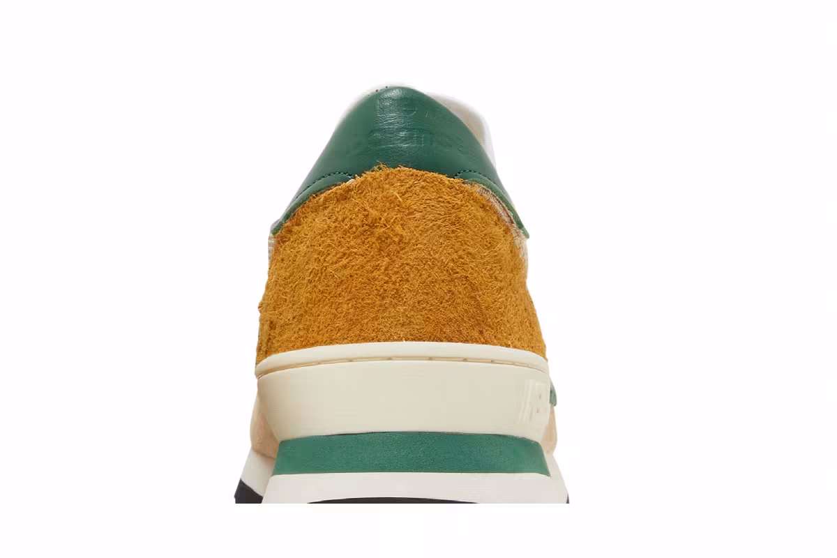 Teddy Santis x New Balance 990v1 Made in USA Tan Green, view 8