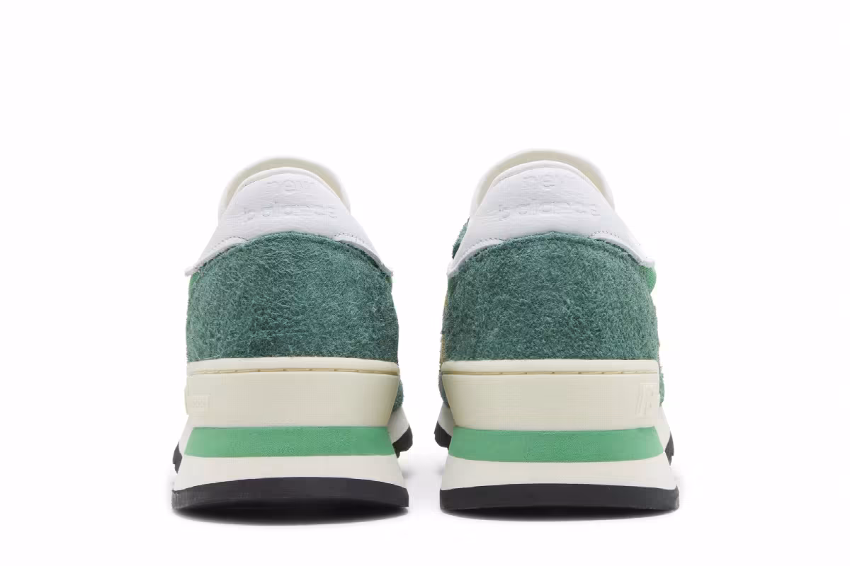 Teddy Santis x New Balance 990v1 Made in USA Green Gold, view 7