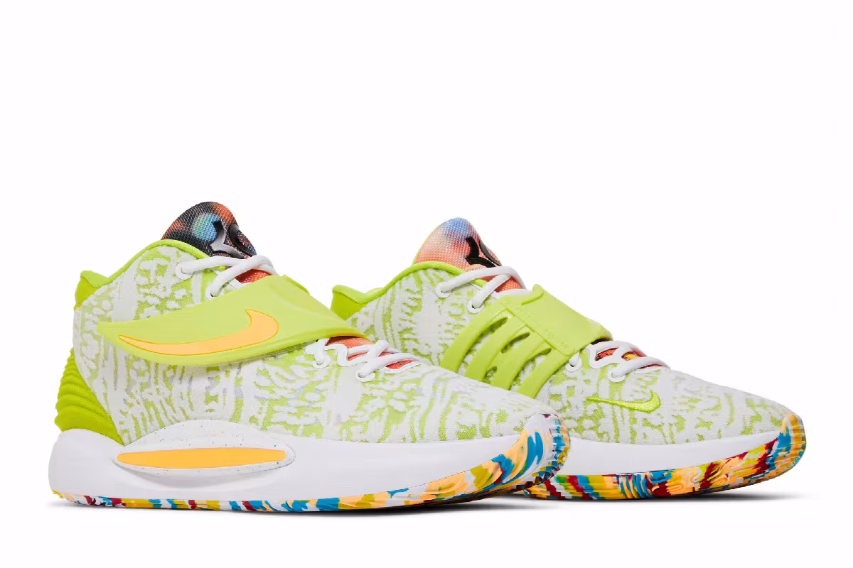 Nike KD 14 EP Lime Green, view 9