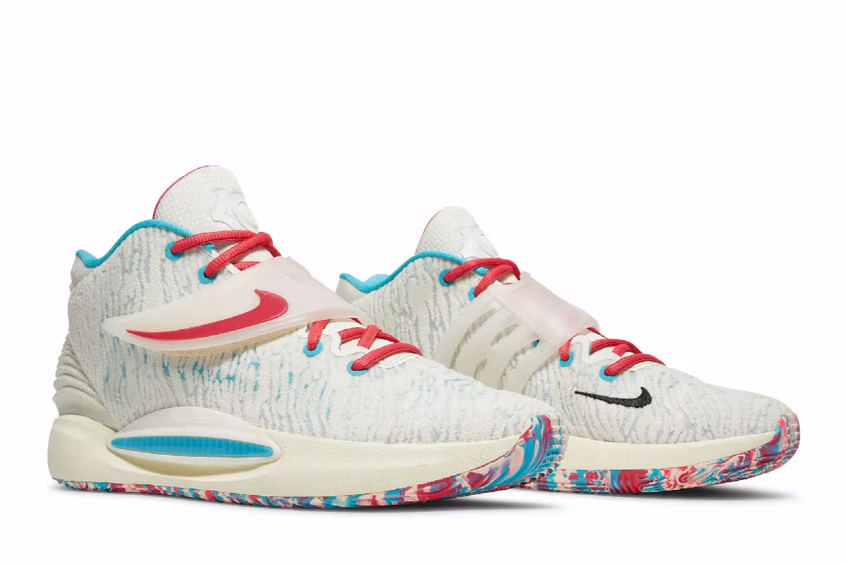 Nike KD 14 EP Multi-Color, view 9