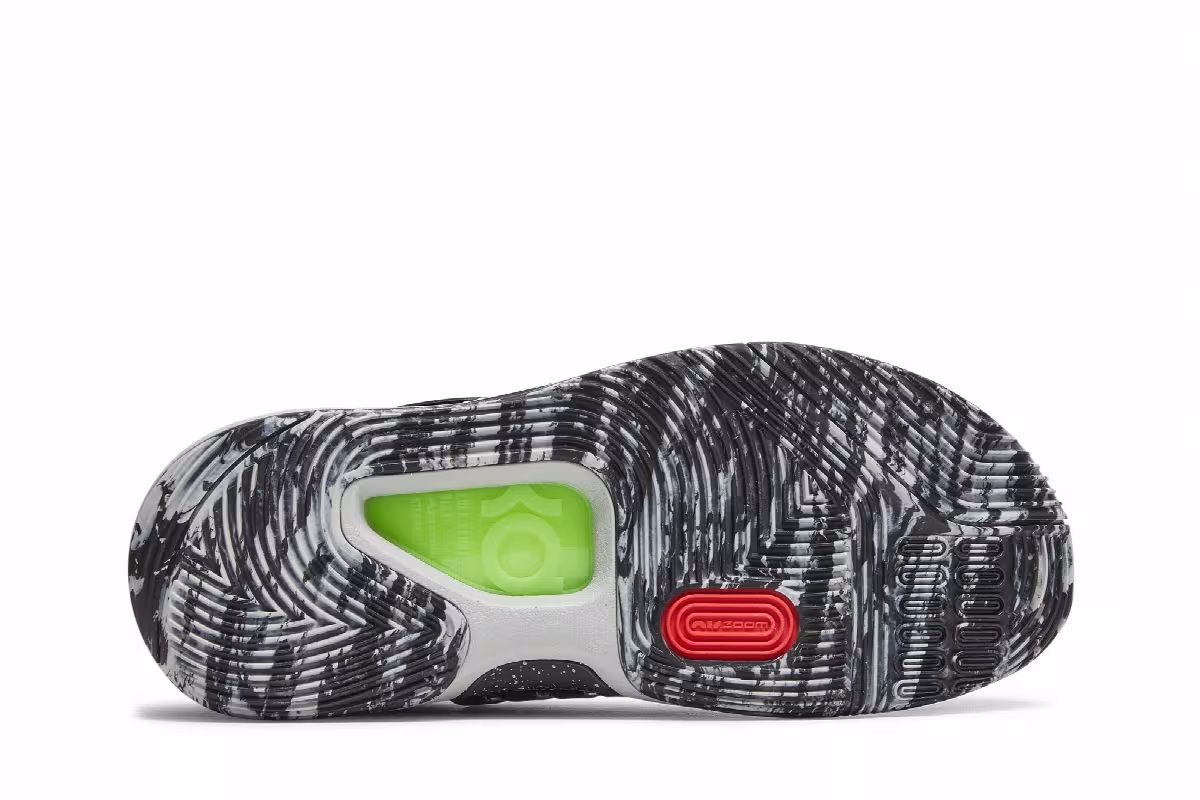 Nike KD 14 Black Lime Glow, view 5