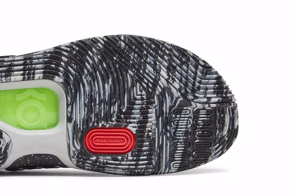 Nike KD 14 Black Lime Glow, view 6