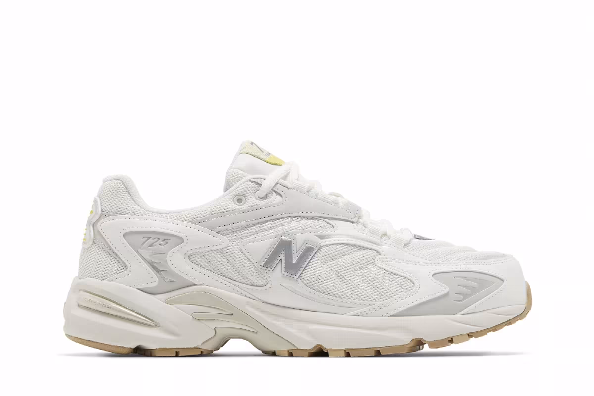 New Balance 725 White Grey Matter, view 2