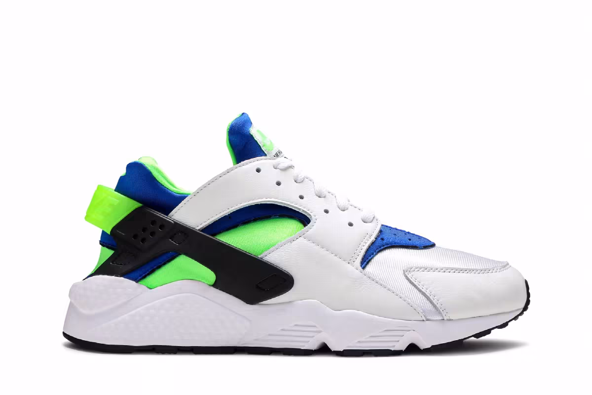 Nike Men's Air Huarache Scream Green 2021, view 2