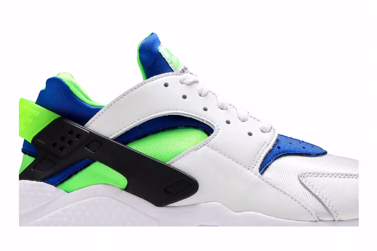 Nike Men's Air Huarache Scream Green 2021, view 3