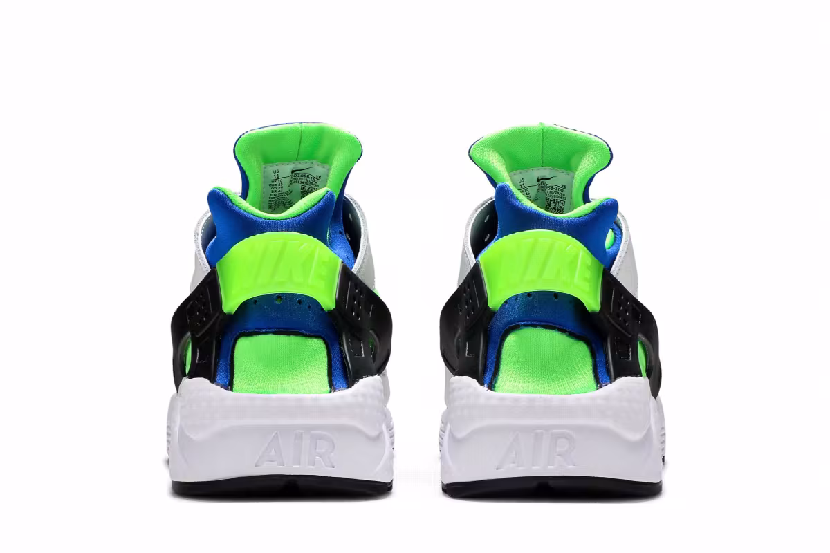Nike Men's Air Huarache Scream Green 2021, view 7