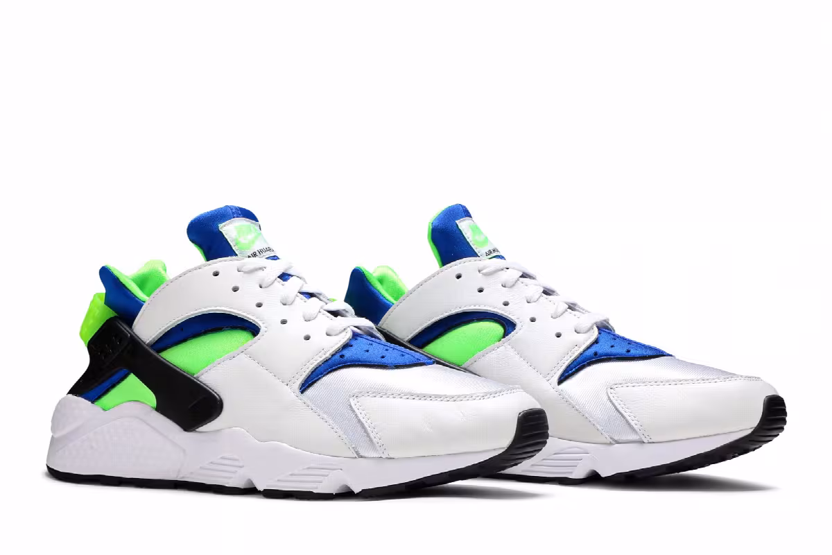 Nike Men's Air Huarache Scream Green 2021, view 9