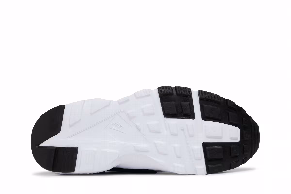 Nike Huarache Run GS Black White, view 5
