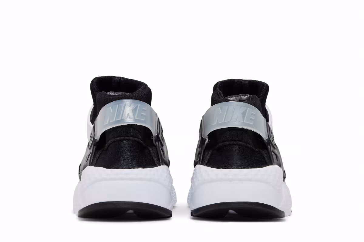 Nike Huarache Run GS Black White, view 7