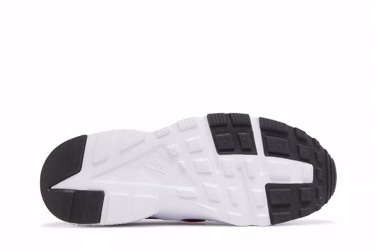 Nike Huarache Run GS Dark Smoke Grey University Red, view 5