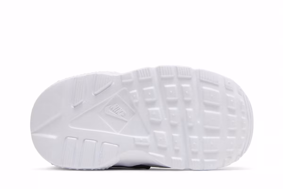 Nike Huarache Run TD Black White, view 5